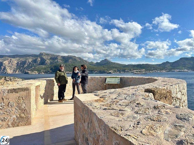 El Consell concluye la construcción del mirador en na Miranda, Sa Dragonera.