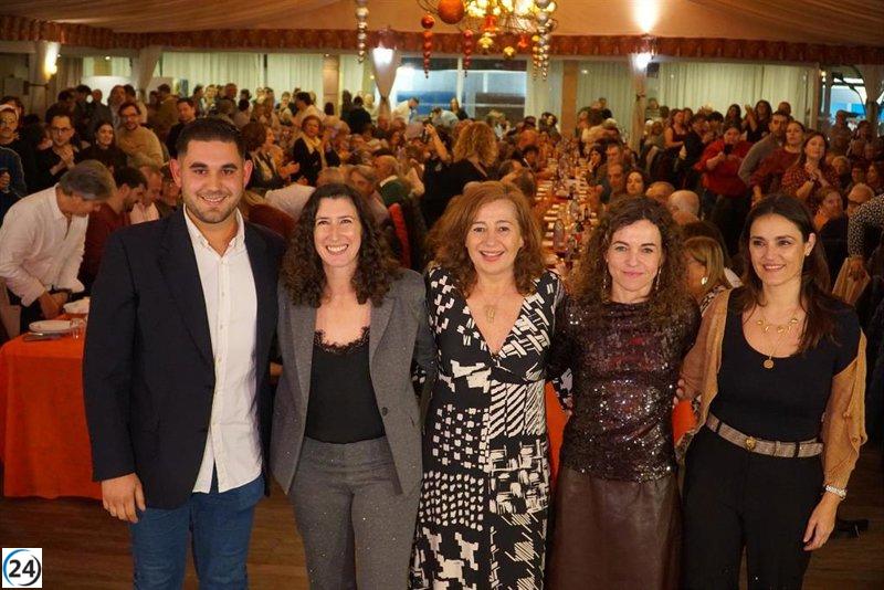 Armengol destaca la importancia de defenderse de los ataques a los socialistas.