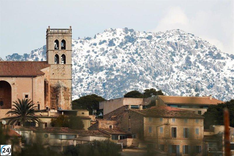 Navidad invernal en Baleares: temperaturas bajas, nieve y heladas marcan la temporada.