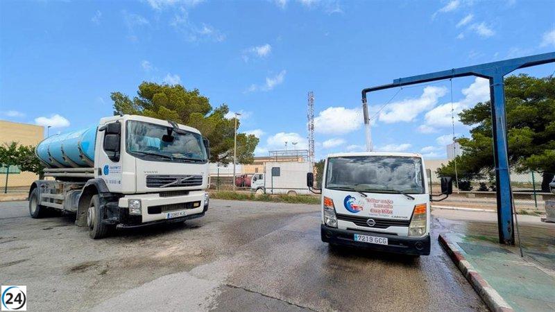 El Govern habilitará estaciones de recarga de agua desalada en Bunyola, Petra, Alcúdia y Ciutadella.