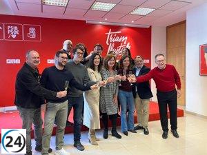 Armengol advierte sobre la alianza de Prohens con Vox y prevé un giro político en 2027: “La ciudadanía siente temor”.