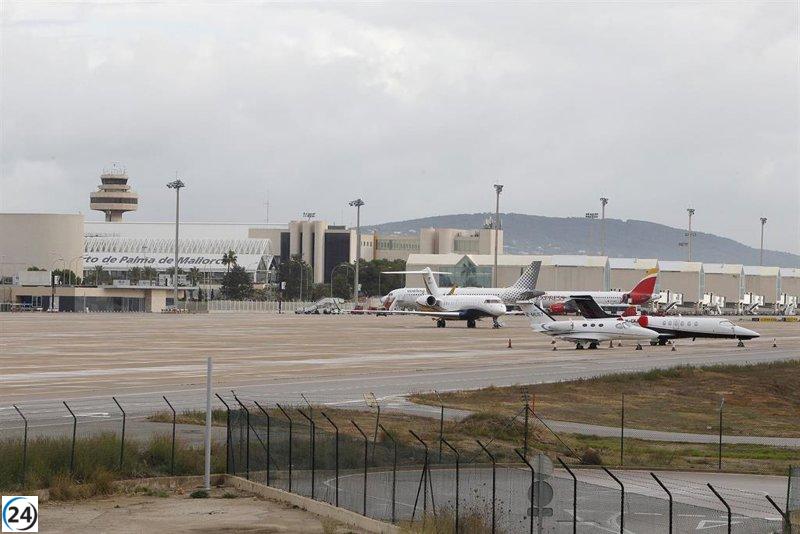 Baleares cierra 2025 con 325 vuelos diarios, 13 menos que el año anterior.