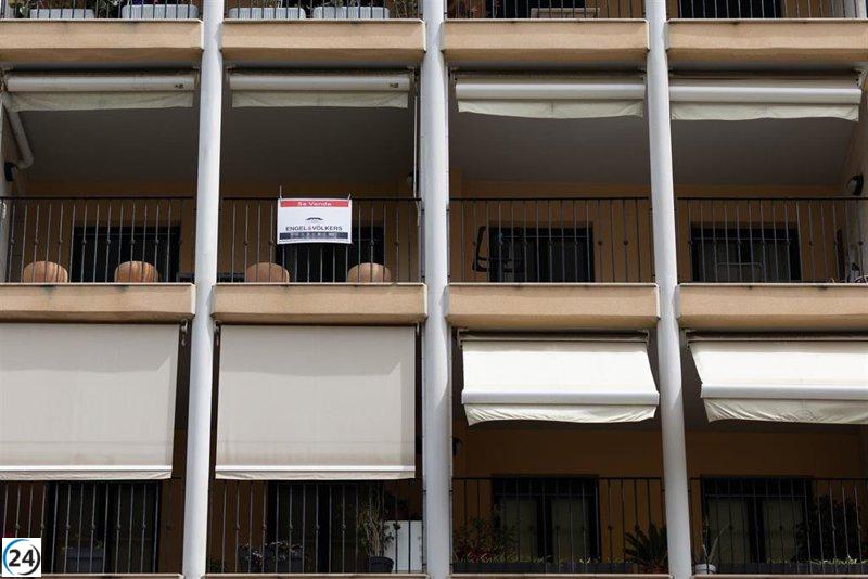 Disminuye un 6,8% la ocupación de viviendas en venta en Baleares al cierre de 2025.