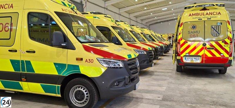IBSalut afirma que las ambulancias cumplen con los límites de peso y son conducibles con licencia de tipo B.