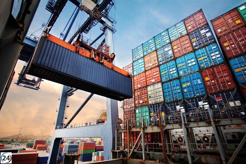Baleares lidera el crecimiento exportador con un 64% hasta febrero.