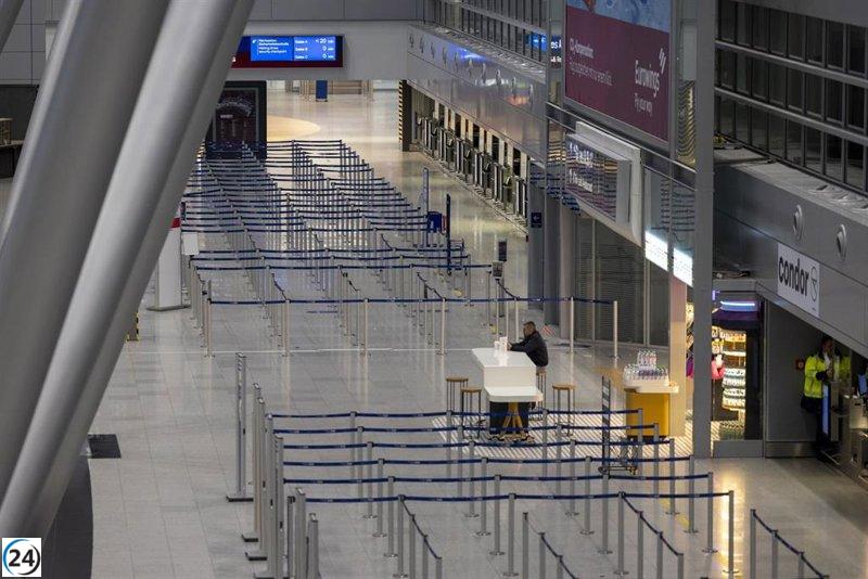 Huelgas en transporte aéreo en Alemania causan 13 cancelaciones en Baleares, la mayoría en Palma.