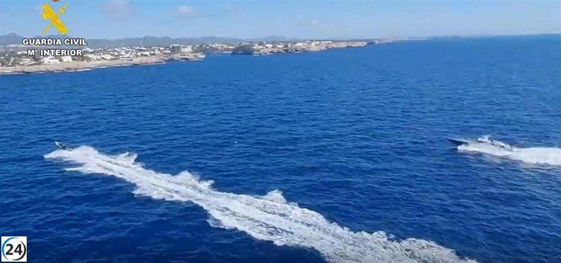 Tres ocupantes de narcolancha en Mallorca en prisión sin fianza.