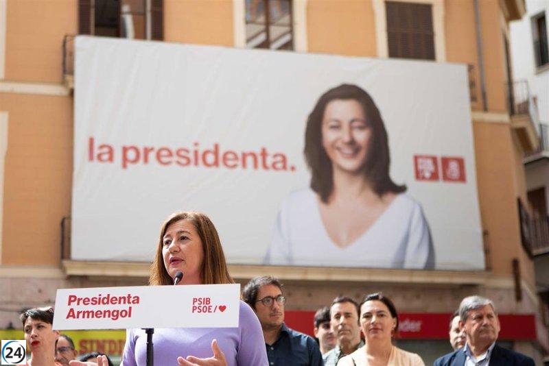 El PSIB-PSOE enfoca su campaña electoral en salarios, salud mental, vivienda y protección del territorio.
