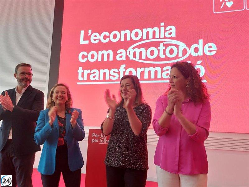 Armengol asegura gestión económica eficiente y confiable en comparación con la derecha.
