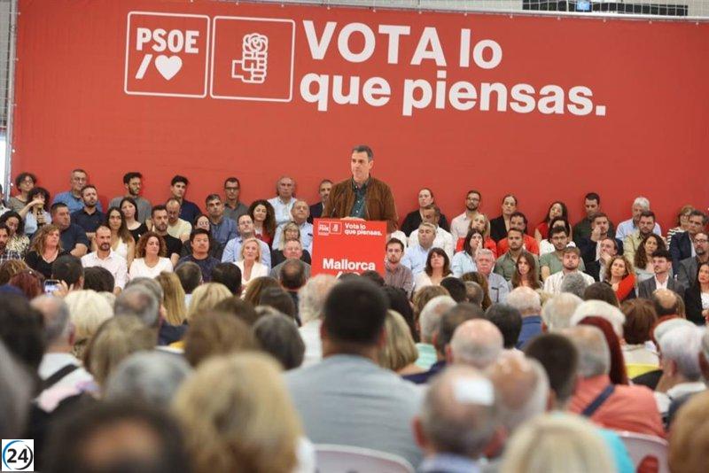Sánchez promete presentar el convenio de 185 millones para el tranvía de Palma en las próximas semanas.