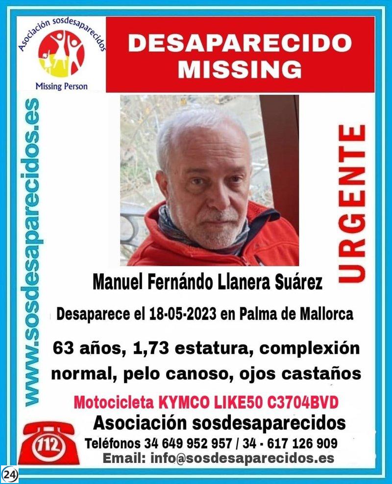 Desaparece hombre de 63 años en Palma desde el jueves.