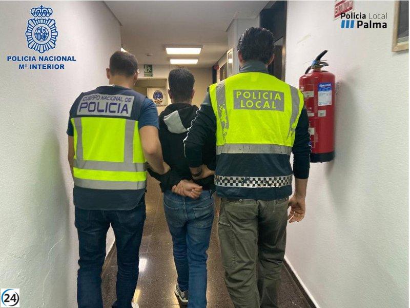 Dos hombres detenidos por múltiples robos con violencia en Palma.