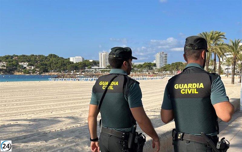 Dos hombres arrestados por robo violento en Calvià.