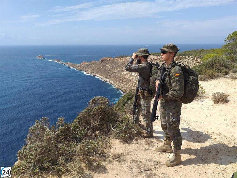 Ejército de Tierra colabora en la prevención de incendios en Baleares mediante vigilancia medioambiental.