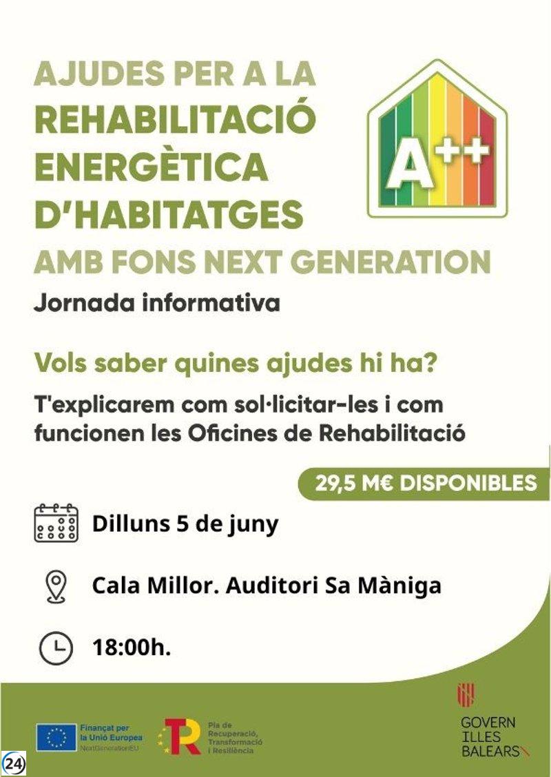 Comienzan jornadas informativas sobre rehabilitación de vivienda en Mallorca.