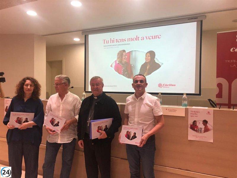 Cáritas Mallorca atiende a 9.100 personas en 2022, un incremento respecto al año anterior.