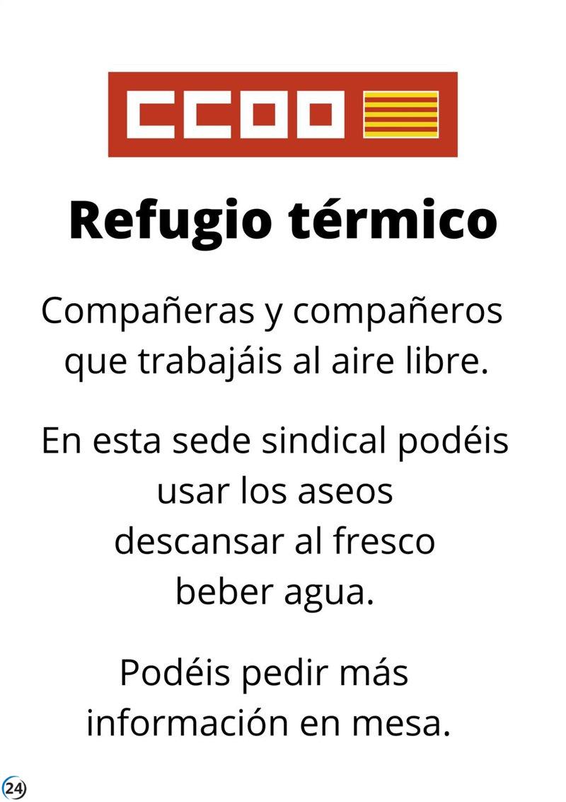CCOO Baleares facilita acceso a trabajadores remotos en sus sedes de Palma, Ibiza y Mahón