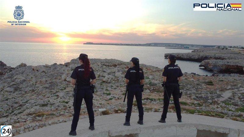 Detenidos en Ciutadella por extorsión y agresión para obtener pago por un 'vuelco' de droga.