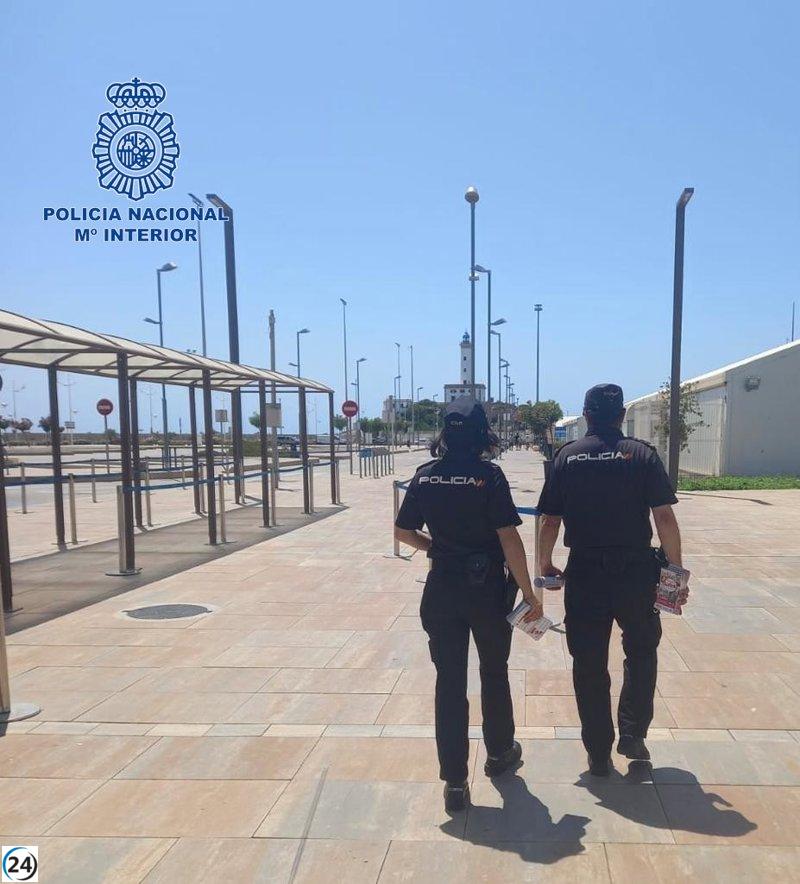 Detenido en Ibiza un pasajero de un barco de Barcelona por robo de vehículo.