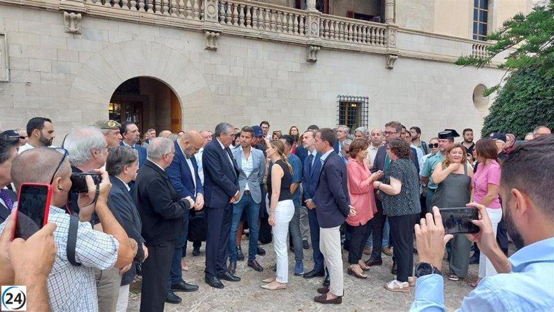 Cónsul de Marruecos en Baleares agradece apoyo tras minuto de silencio en el Consolat de Mar.