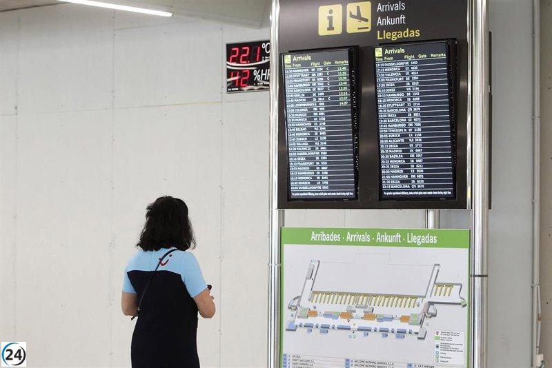 Un total de 1.397 vuelos se llevarán a cabo en los aeropuertos de Baleares este sábado.