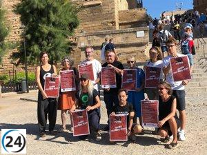 Manifestación en Palma el 30 de octubre en contra del turismo masivo durante la cumbre de la UE. #MásCalidadDeVida