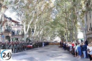 El evento de la Comandancia de Baleares homenajea a los caídos en el Borne con el propósito de