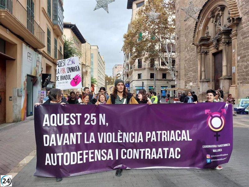 Colectiva Transfeminista de Mallorca defiende el derecho a enfrentar la violencia de género
