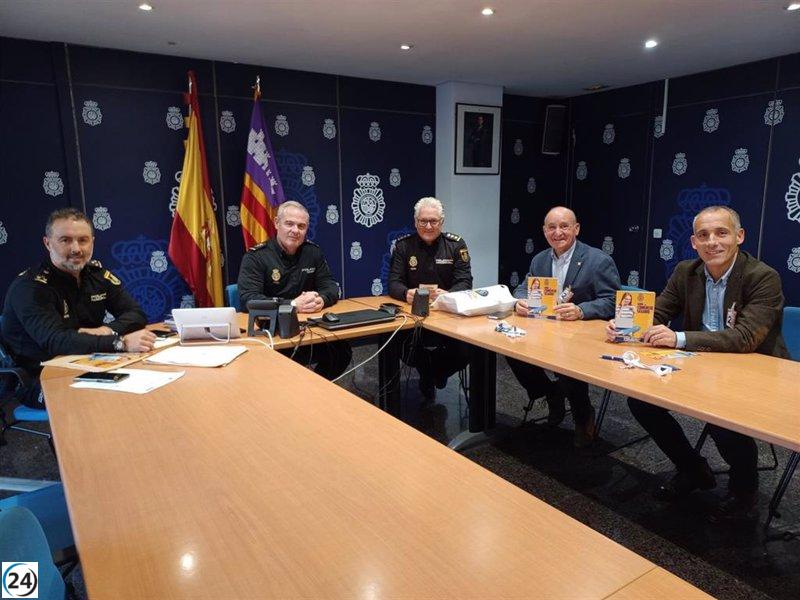 La Policía Nacional en Palma implementa el plan 'Comercio Seguro' en vista de la proximidad de la Navidad.
