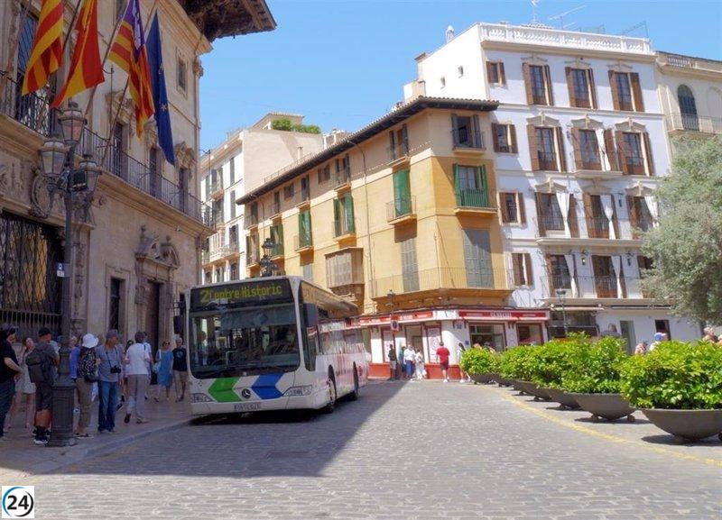 Ampliación de flota de autobuses en Palma gracias a un aumento de cinco millones del Govern por la Ley de Capitalidad