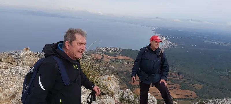 Senderismo en la reserva natural des Cap de Ferrutx en Mallorca