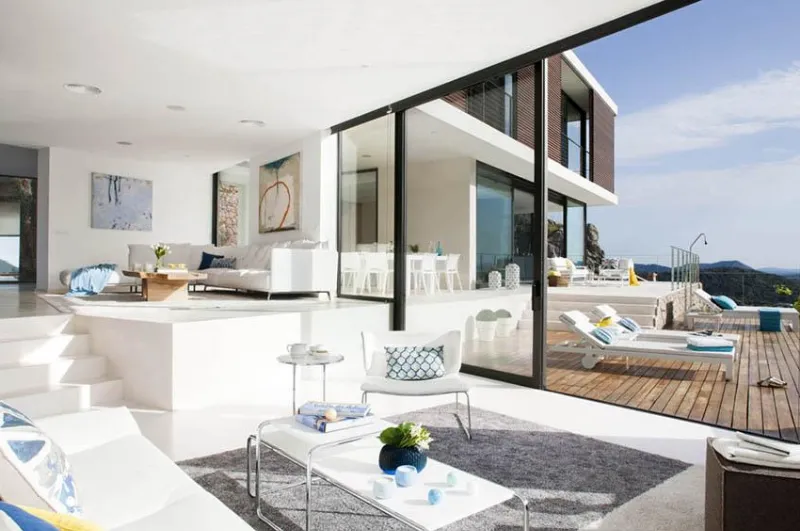 Una casa en la montaña de Mallorca con vistas de ensueño